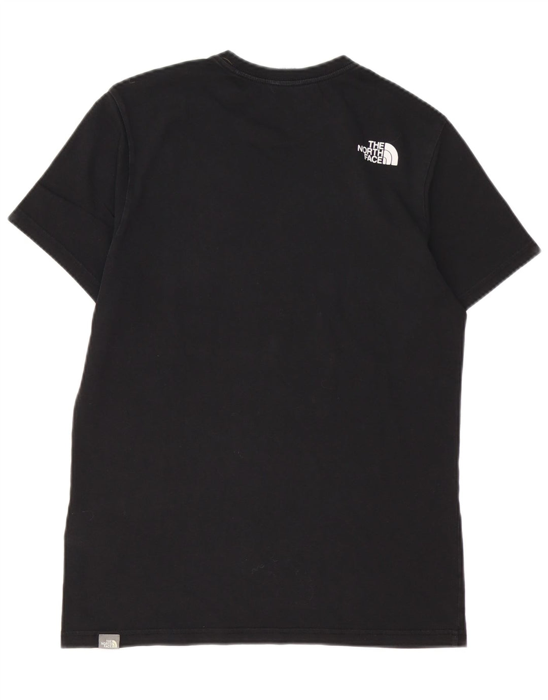 THE NORTH FACE Ανδρικό γραφικό T-Shirt Top Μικρό μαύρο βαμβακερό