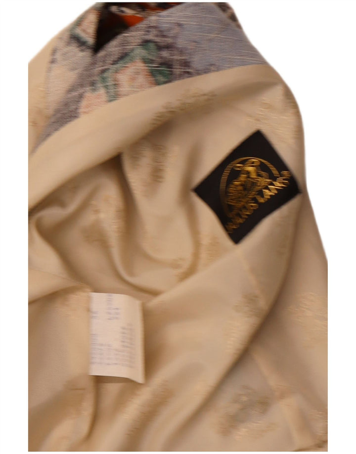 Ανδρικό γραφικό γιλέκο Julius Lang IT 54 XL Beige Patchwork Viscose