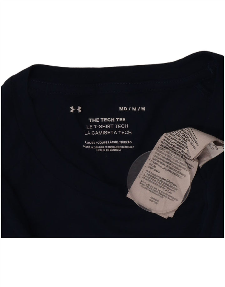 Under Armour Ανδρικό T-Shirt Top Medium Navy Blue Polyester