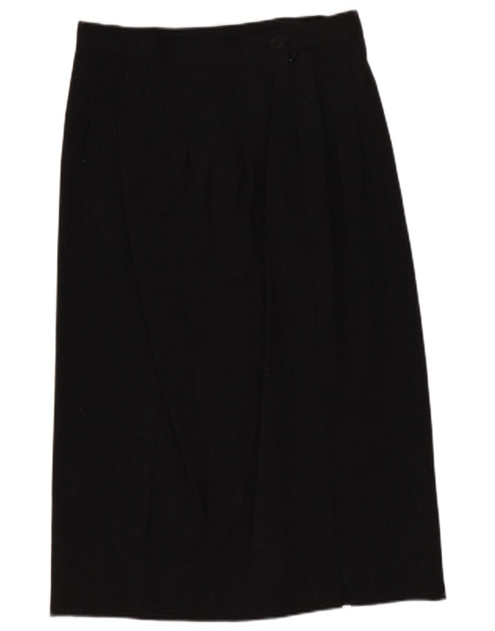 Γυναικεία ίσια φούστα CALVIN KLEIN US 8 Medium W26 Γκρι μαλλί