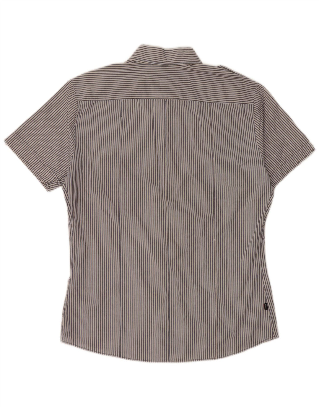 Ανδρικό κοντομάνικο πουκάμισο BLAUER Military μεγάλο μπλε βαμβακερό