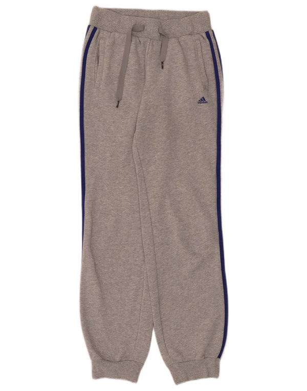 Adidas Γυναικεία φόρμα Climalite Παντελόνια Joggers UK 4/6 XS Grey Flecked