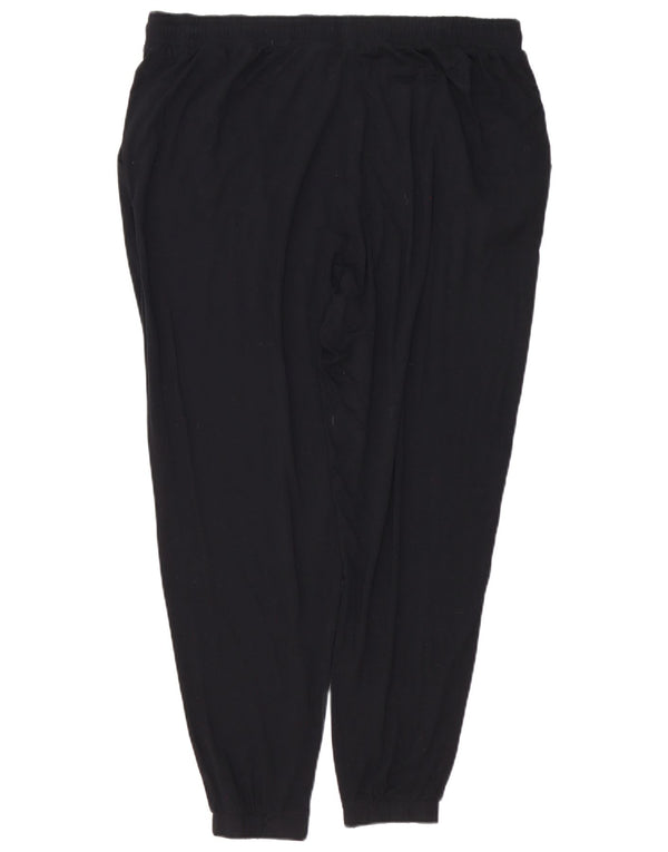 Marks & Spencer Γυναικεία Joggers Cropped Παντελόνι UK 18 XL W40 L26 Μαύρο