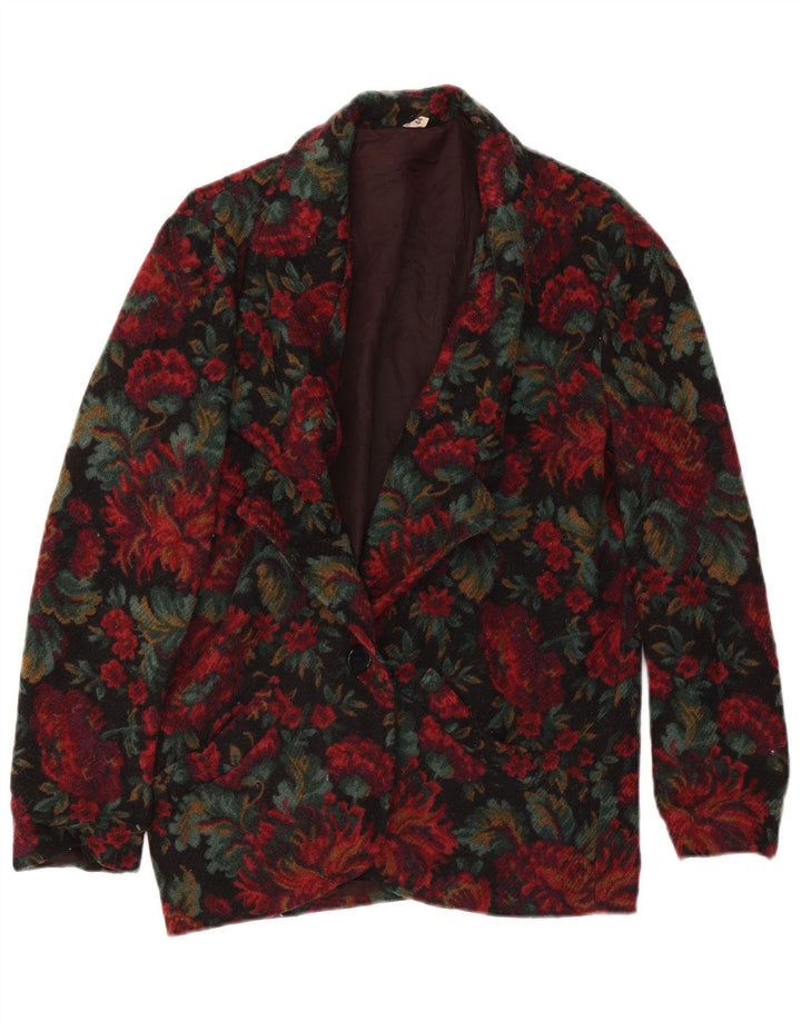 Vintage Γυναικείο Μπουφάν Blazer 1 Κουμπί IT 44 Μεσαίο Πολύχρωμο Floral