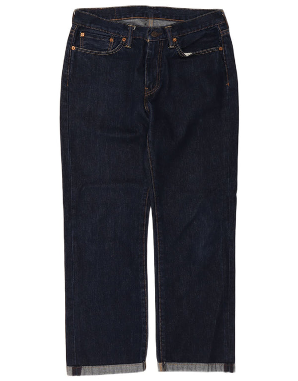 Levi's Mens 514 Straight Jeans W32 L27 Navy Blue Cotton