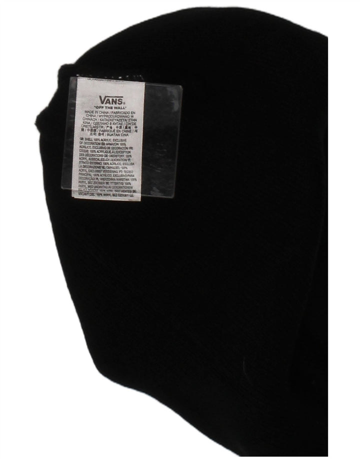 Ανδρικό καπέλο γραφικό πλεκτό Vans One Size Μαύρο Ακρυλικό