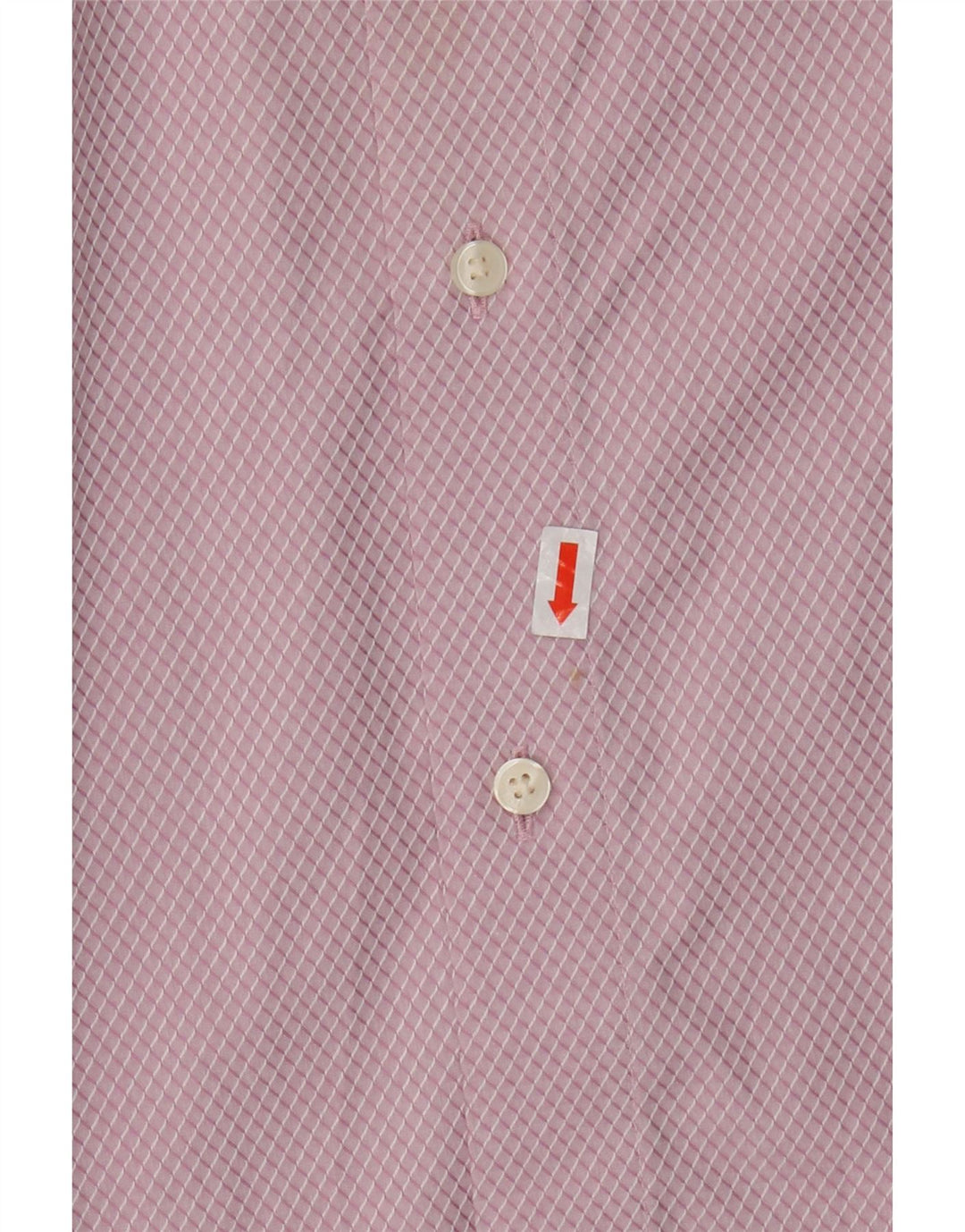 Ανδρικό πουκάμισο Ted Baker Νούμερο 4 Μεγάλο Ροζ Argyle/Διαμαντέ Βαμβάκι