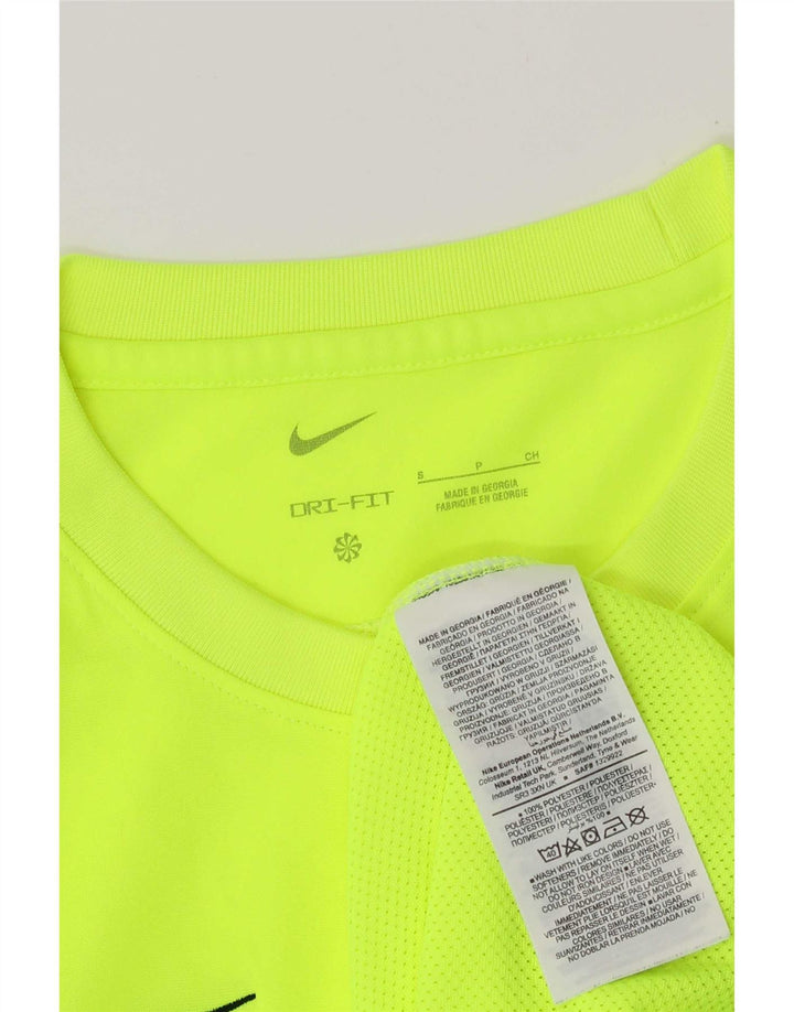 Ανδρικό T-shirt Nike Dri Fit T-shirt από μικρό πράσινο πολυεστέρα