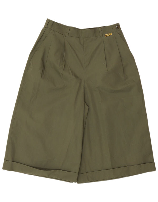 NINO Γυναικείο σορτς Chino IT 46 Large W26 L15 Χακί με ψηλόμεσο
