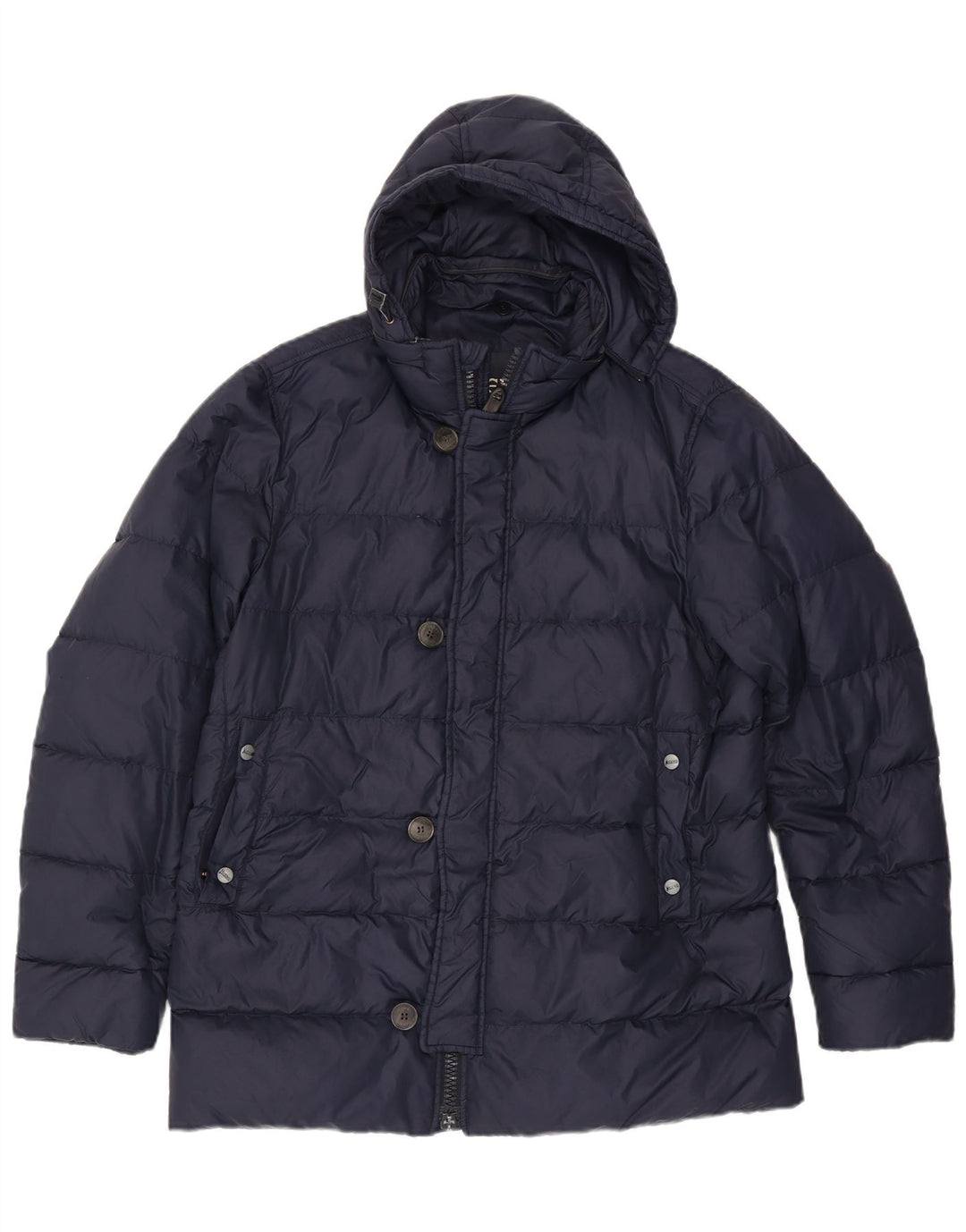 Herno Ανδρικό μπουφάν με κουκούλα UK 38 Medium Navy Blue