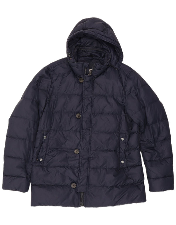 Herno Ανδρικό μπουφάν με κουκούλα UK 38 Medium Navy Blue