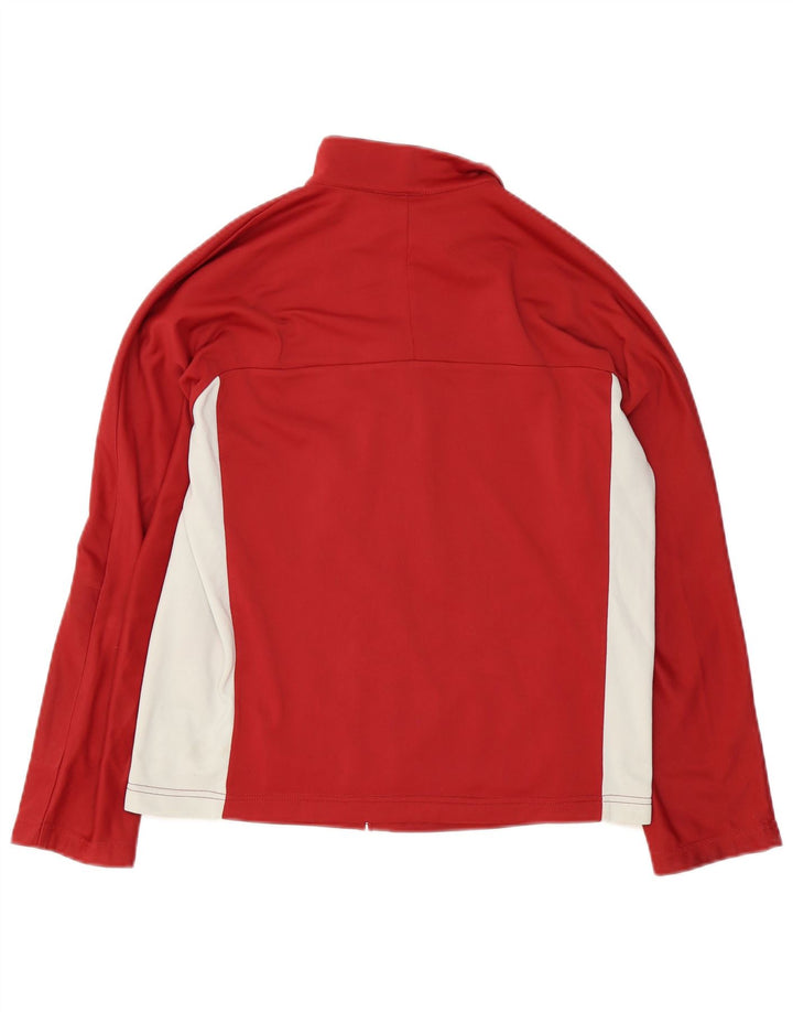 Γυναικεία φόρμα υπερμεγέθη FILA Top Jacket UK 10 Small Red Colourblock
