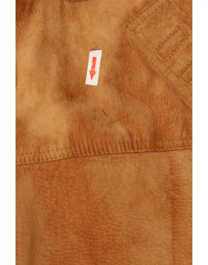 Vera Pelle Γυναικείο Suede Jacket IT 48 XL Beige Leather