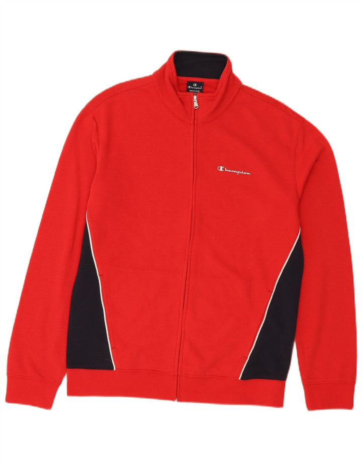 Ανδρική αθλητική φόρμα Champion Top Jacket μεσαίο κόκκινο χρώμα, βαμβακερό