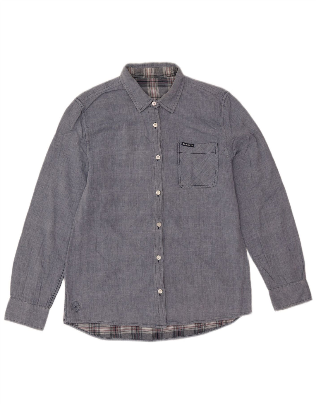 PEPE Jeans Γυναικείο Πουκάμισο UK 14 Medium Blue