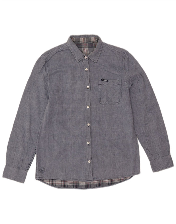 PEPE Jeans Γυναικείο Πουκάμισο UK 14 Medium Blue