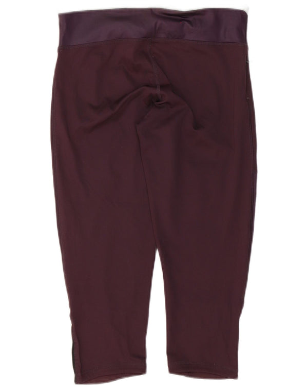 Adidas γυναικεία κολάν Capri UK 8/10 Small Purple Colourblock Polyester