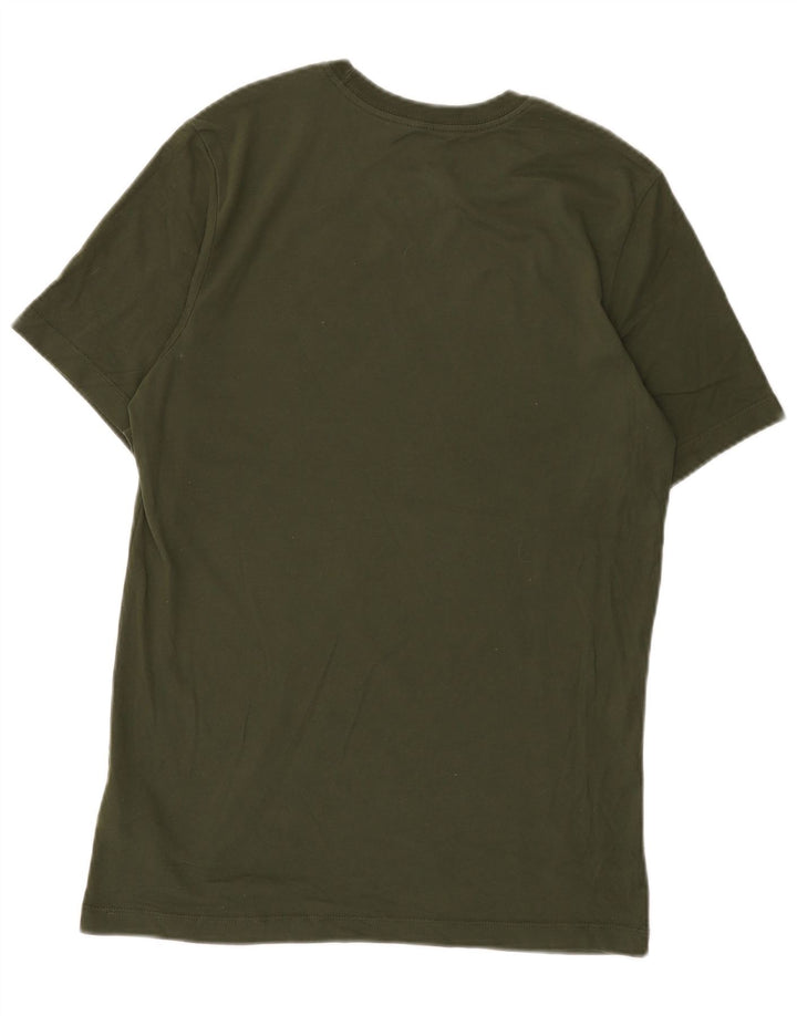 Ανδρικό T-shirt Nike Dri Fit Μπλουζάκι από μεσαίο χακί βαμβακερό