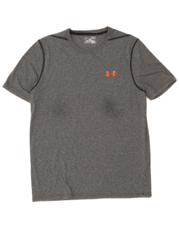 Ανδρικό μπλουζάκι Under Armour Heat Gear Top Medium Navy Blue Flecked