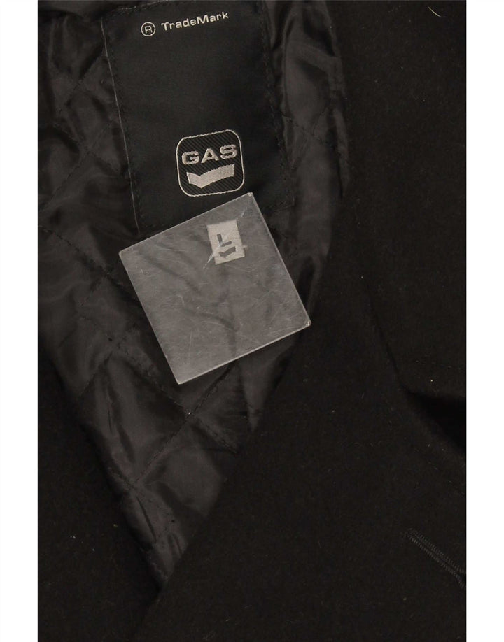 Ανδρικό παλτό Gas Double Breasted UK 40 Large Μαύρο
