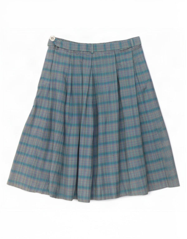 Bogner Womens Culottes Capri Trousers US 14 XL W40 L16 Blue Plaid