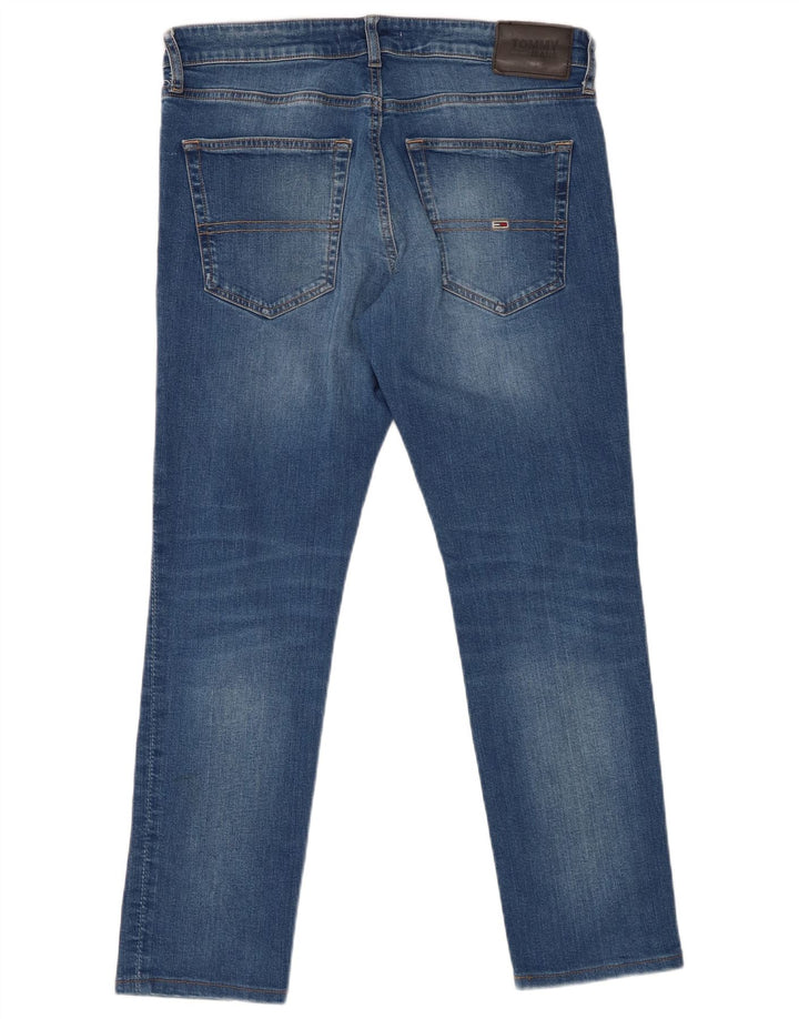 TOMMY HILFIGER Ανδρικό Scanton Slim Jeans W34 L27 Μπλε βαμβακερό