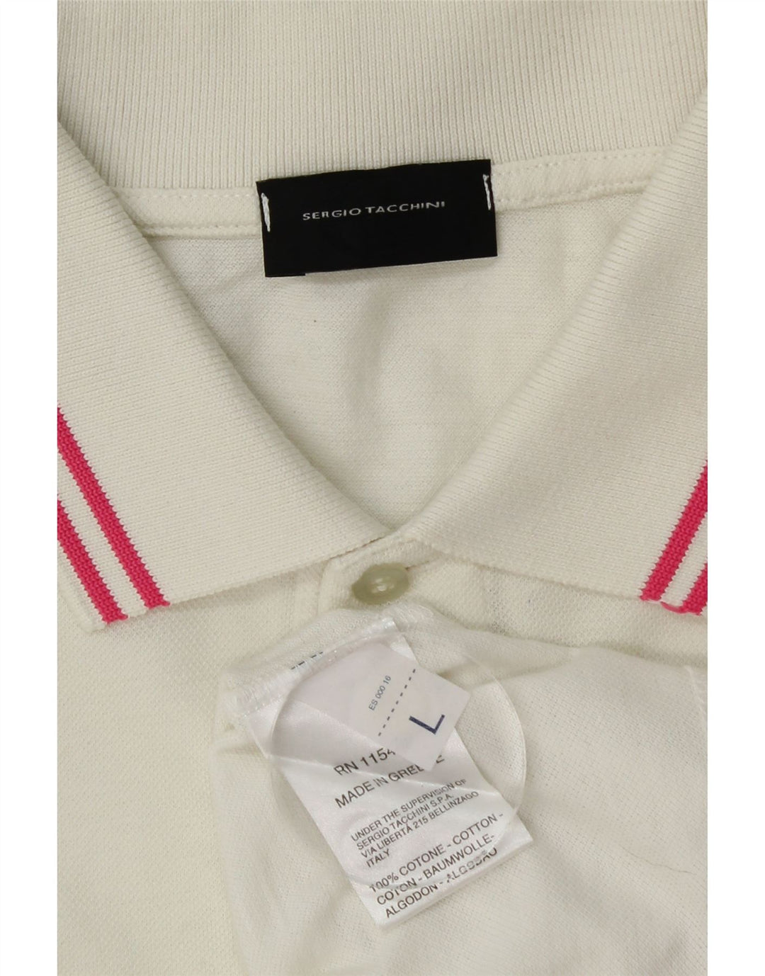 SERGIO TACCHINI Ανδρικό μακρυμάνικο πουκάμισο πόλο μεγάλο βαμβακερό