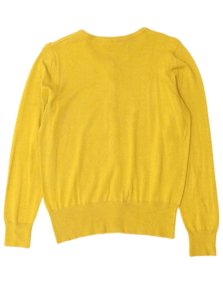 Γυναικείο πουλόβερ με ζακέτα MARKS & SPENCER UK 10 Small Yellow