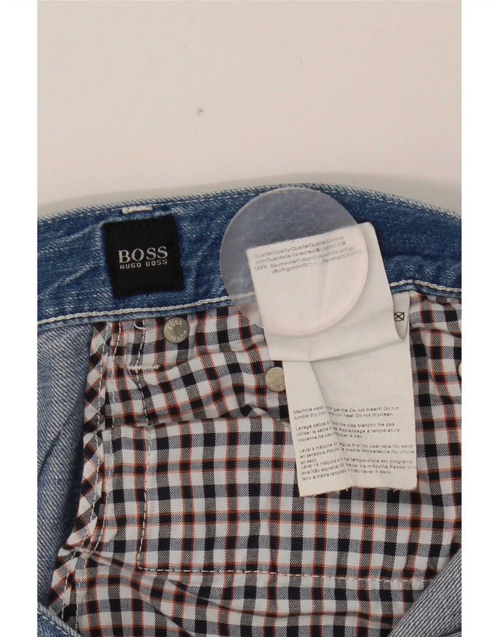 Ανδρικό τζιν ίσιο Hugo Boss W38 L34 Μπλε βαμβακερό