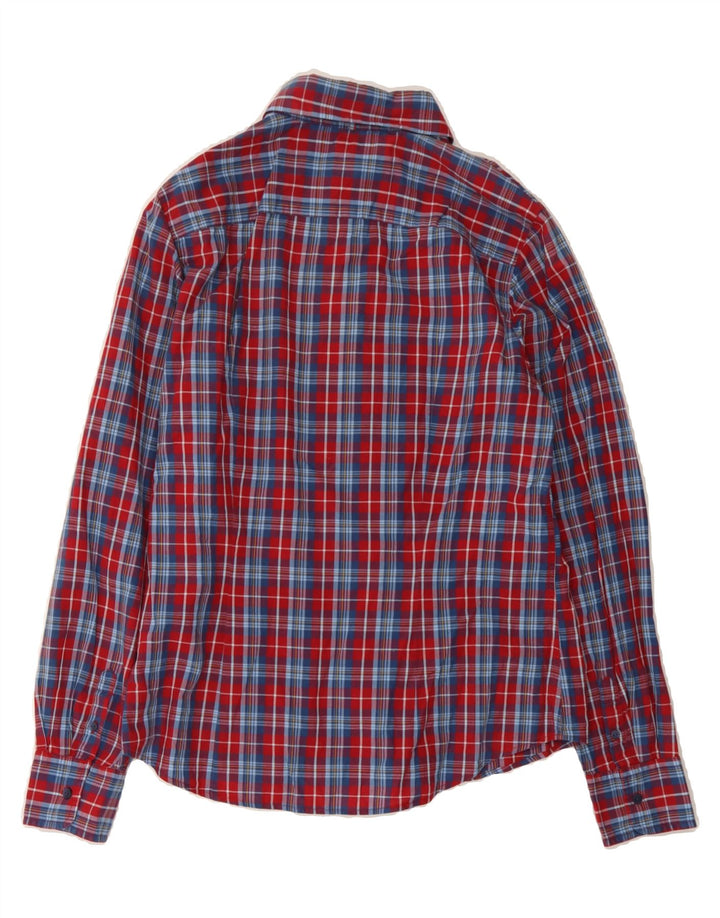 TOMMY HILFIGER Womens Shirt US 10 Large Red Check Cotton Vintage Tommy Hilfiger and Second-Hand Tommy Hilfiger from Messina Hembry 