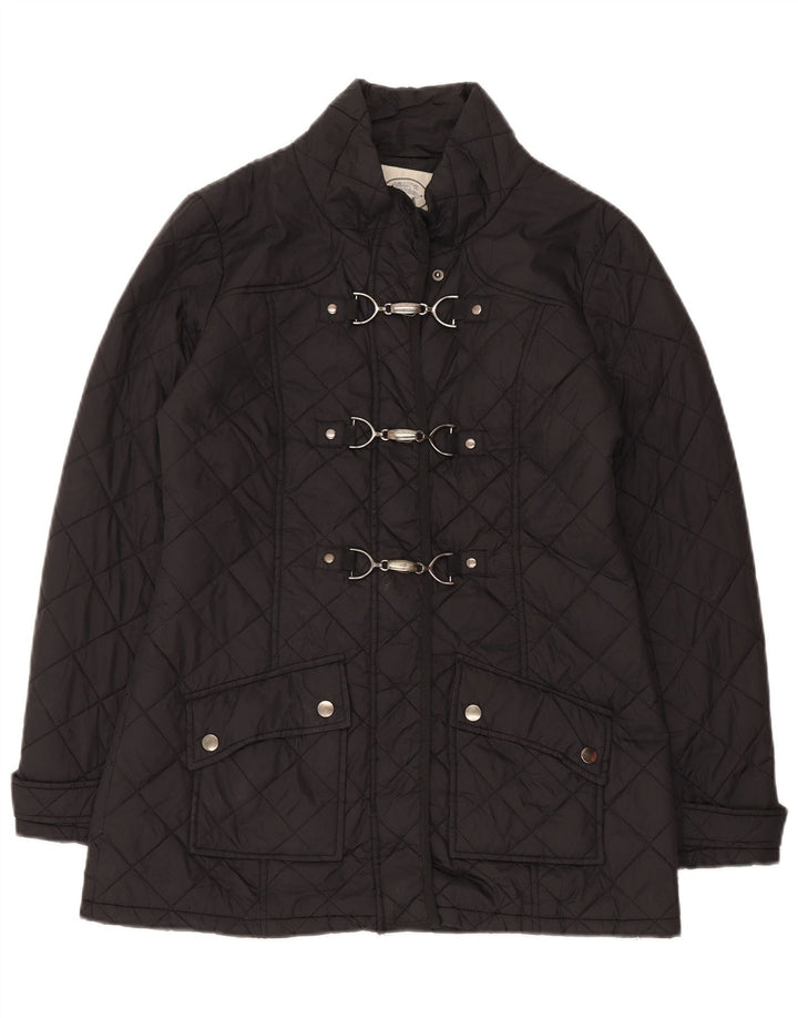 Γυναικείο καπιτονέ μπουφάν Laura Ashley UK 14 Large Black Polyamide