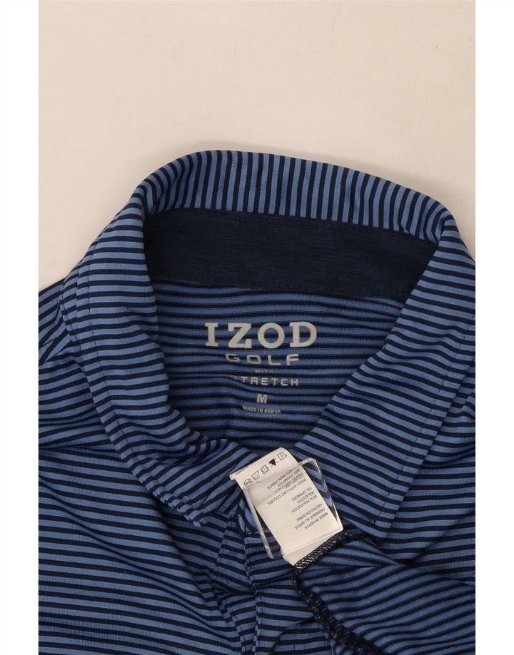 Izod Ανδρικό πουκάμισο πόλο με μεσαίο μπλε ρίγες πολυεστέρας