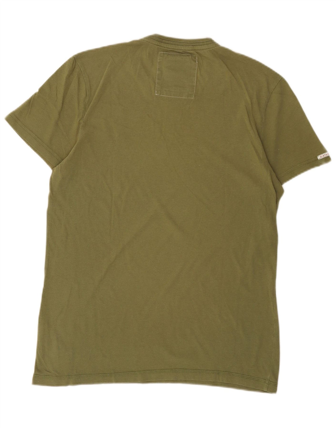 Ανδρικό γραφικό T-Shirt G-Star Top Medium Khaki Βαμβακερό