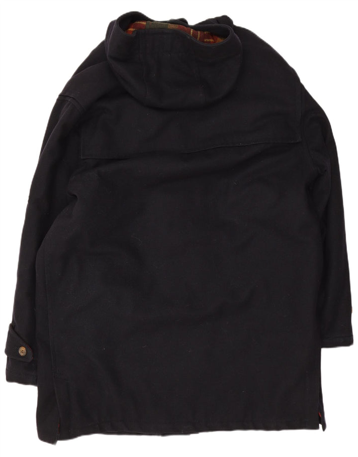 Ανδρικό παλτό Duffle με κουκούλα Ivy Oxford IT 54 2XL μαύρο πολυεστέρα