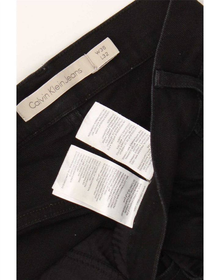 Calvin Klein Ανδρικό Slim Jeans W36 L32 Μαύρο βαμβακερό