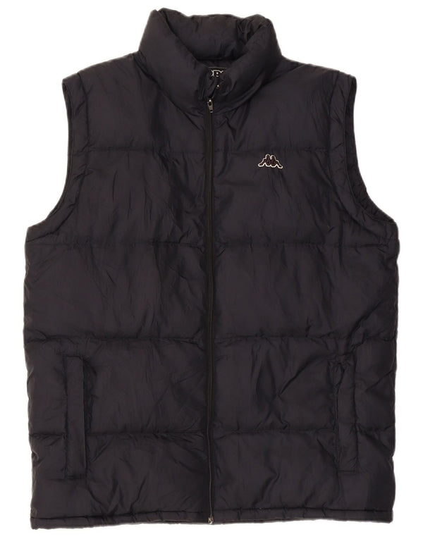 KAPPA Ανδρική κουκούλα με επένδυση Gilet UK 38 Medium Black Nylon