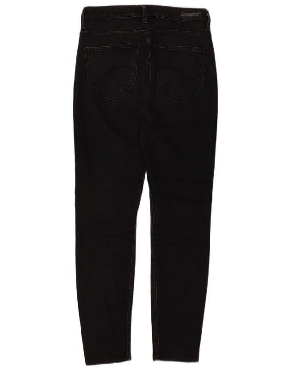 Lee Womens Scarlett High Skinny Jeans W30 L28 Μαύρο βαμβακερό