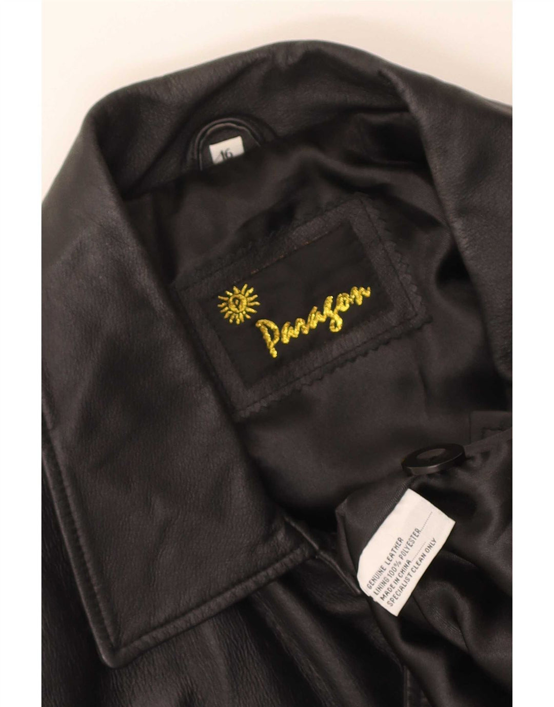 Ανδρικό Δερμάτινο Μπουφάν Paragon UK 16 Large Black