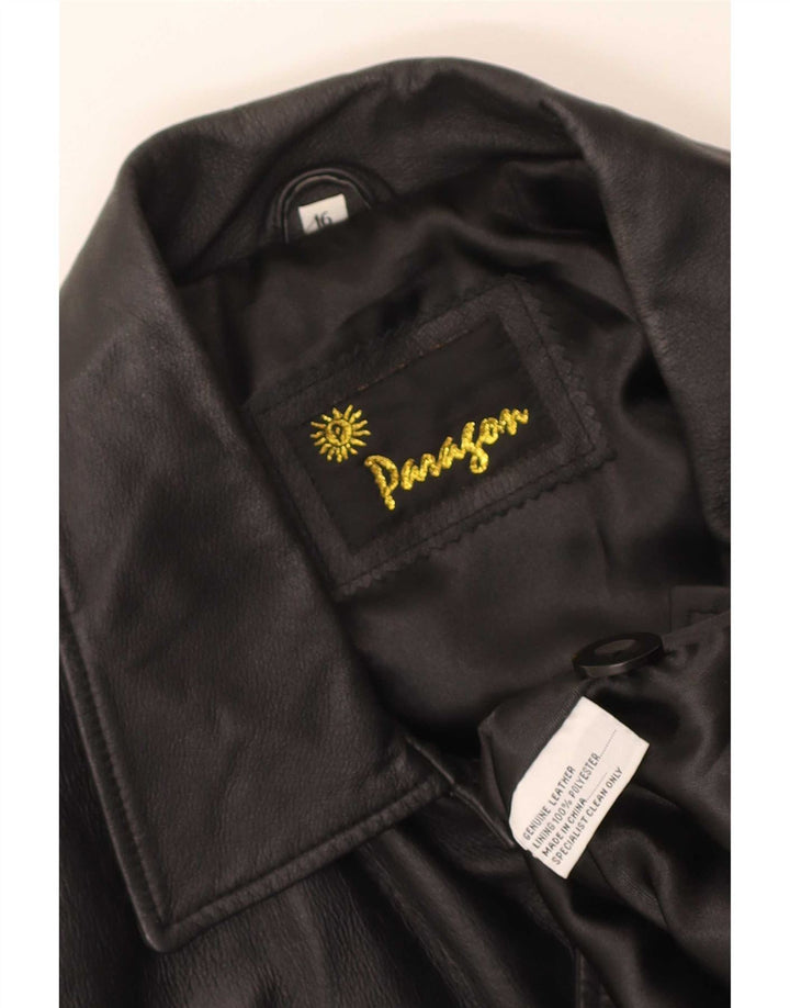 Ανδρικό Δερμάτινο Μπουφάν Paragon UK 16 Large Black