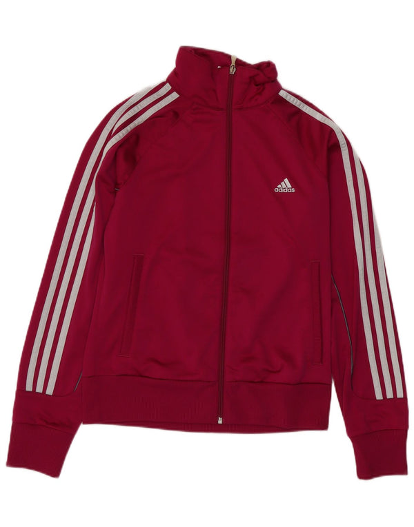Γυναικεία αθλητική φόρμα Adidas Top Jacket UK 14 Large Pink Polyester