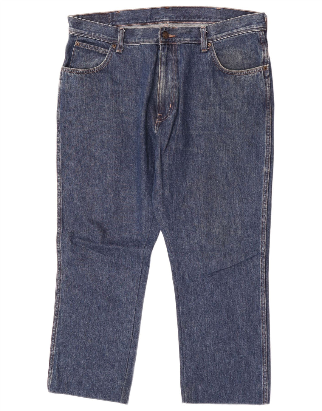 Γυναικείο Cropped Jeans Wrangler Regular Fit W38 L26 Μπλε βαμβακερό