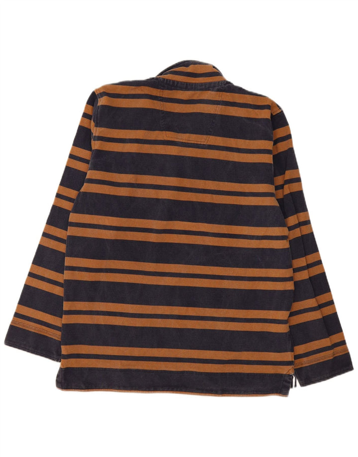 Ανδρικό φούτερ με φερμουάρ Crew Clothing, Jumper Medium Navy Blue ριγέ