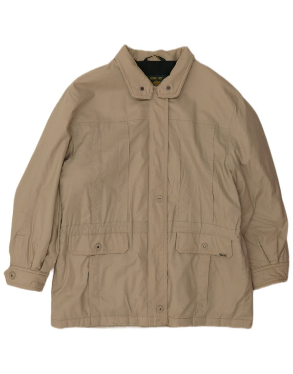 Delmod Γυναικείο Μπουφάν ανεμοφράκτη EU 46 XL Μπεζ βαμβακερό