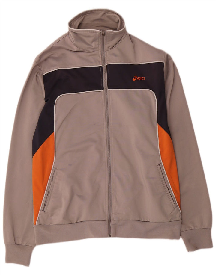 Ανδρική φόρμα Asics Top Jacket Μικρό Γκρι Colourblock