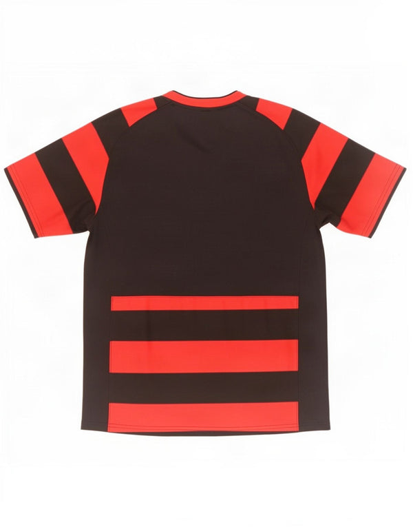 Nike Boys T-Shirt Top 13-14 Years XL Μαύρο ριγέ πολυεστέρα