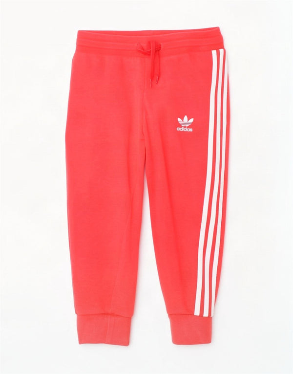 Adidas Κοριτσίστικες φόρμες παντελόνι Joggers 2-3 ετών κόκκινο βαμβακερό