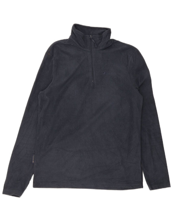 Mountain Warehouse Ανδρικό φερμουάρ Fleece Jumper XS Navy Blue Polyester