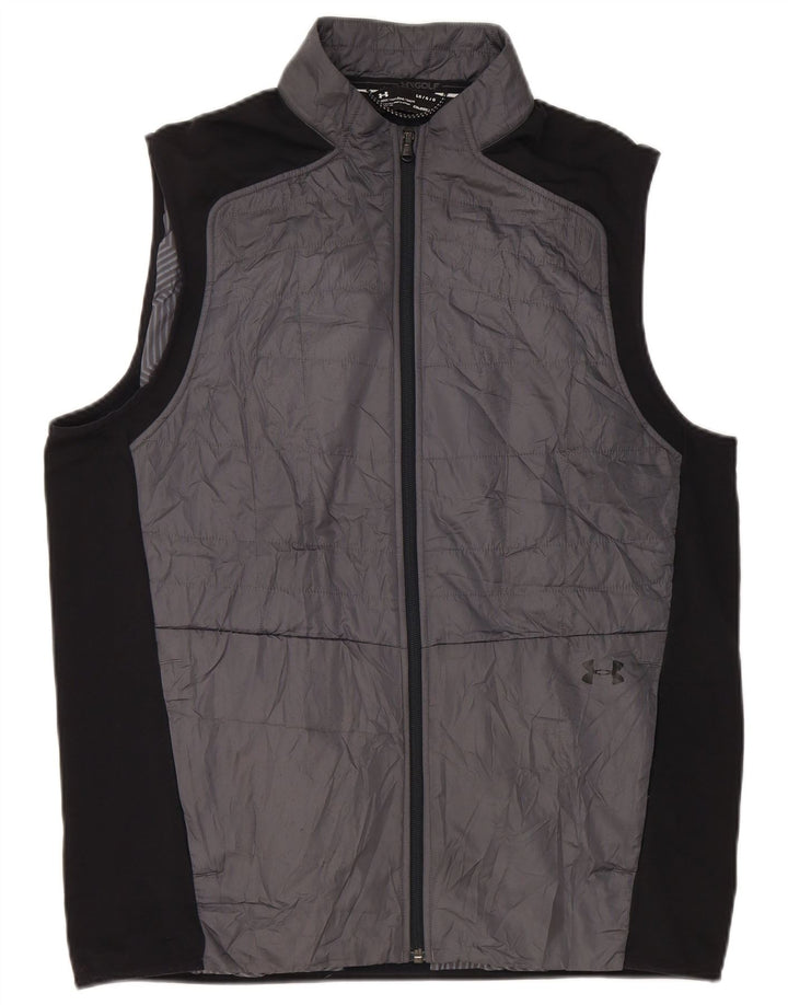 Under Armour Ανδρική επένδυση Gilet UK 40 Large Grey Colorblock Πολυεστέρας