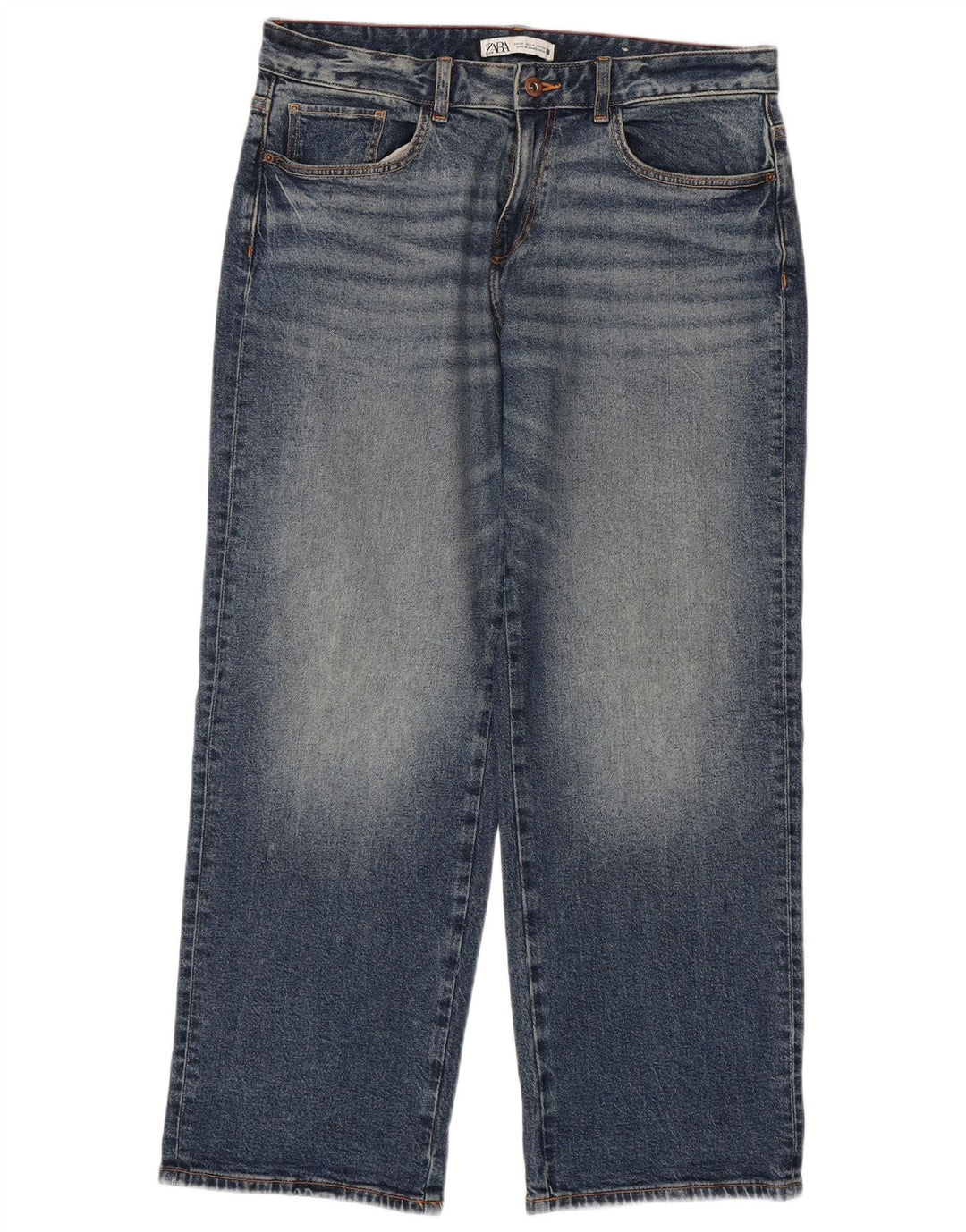 Zara Γυναικείο Loose Jeans EU 40 Medium W30 L29 Μπλε βαμβακερό
