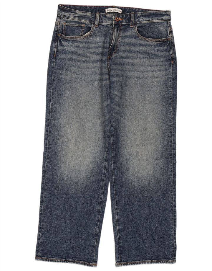 Zara Γυναικείο Loose Jeans EU 40 Medium W30 L29 Μπλε βαμβακερό